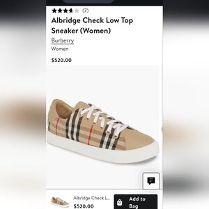 Burberry shoes, almost brand new, size 36.5.